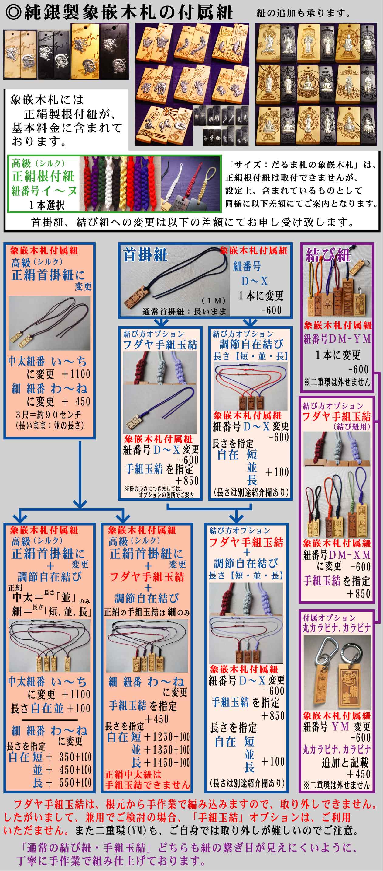 根付け紐 木札用付属紐 フダヤドットコム