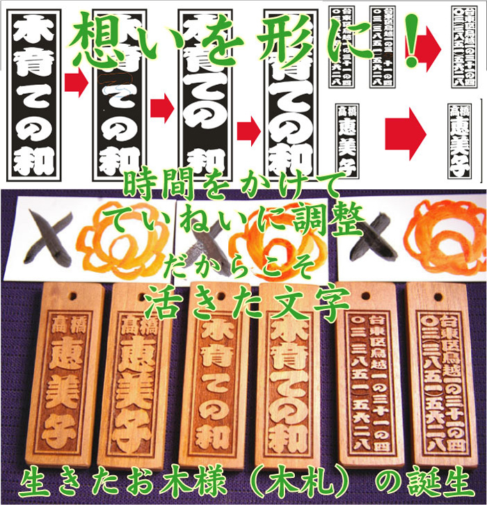 書体 江戸文字 寄席文字 勘亭流 梵字 ハングル 木札専門店 フダヤドットコム